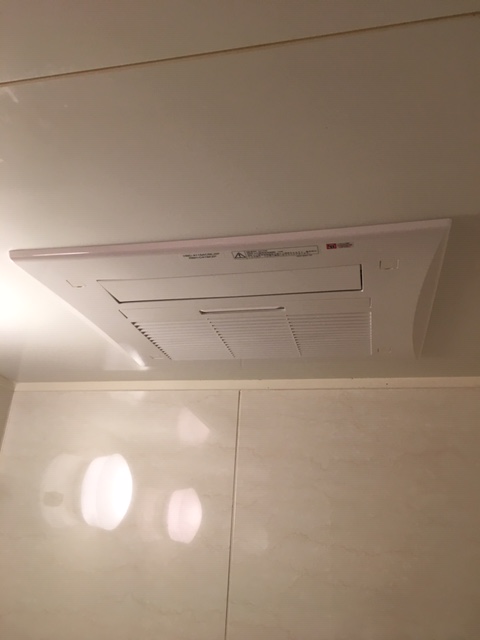 大阪府堺市東区 Ｓ様 リンナイ天井形浴室暖房乾燥機  RBH-C418K2P  交換工事 交換後