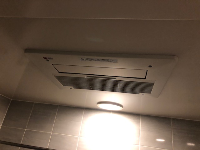 兵庫県神戸市東灘区 Ｋ様 ノーリツ 天井形浴室暖房乾燥機 BDV-3306AUKNSC-J3-BL 交換工事 交換後