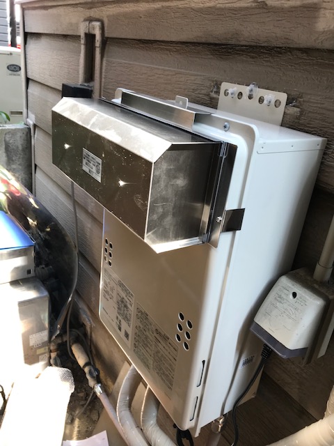 東京都豊島区 Ｓ様 ノーリツ給湯器 GQ-1639WS-1 BL 16号オートストップ給湯専用給湯器 交換工事 交換後