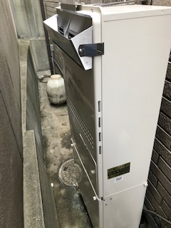 京都府京都市左京区 Ｏ様 ノーリツ給湯器 GTH-2444SAWX3H-1 BL 24号オート給湯暖房給湯器 交換工事 交換後