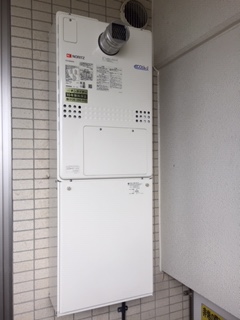 東京都西東京市 Ｎ様 ノーリツエコジョーズ GTH-C2450SAW3H-T-1 BL 24号シンプル（オート）給湯暖房給湯器 交換工事 交換後