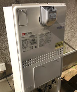 兵庫県神戸市西区 Ｈ様 ノーリツエコジョーズ GTH-C2450AW3H-1 BL 24号スタンダード（フルオート）給湯暖房給湯器 交換工事 交換後