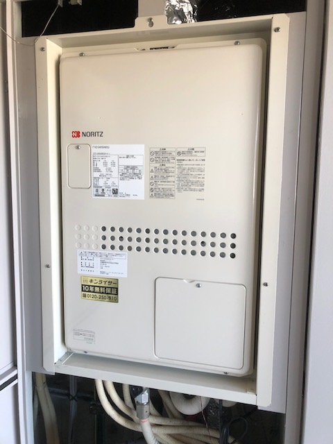 兵庫県神戸市灘区 Ｙ様 ノーリツ給湯器 GTH-2444AWX3H-H-1 BL 24号フルオート給湯暖房給湯器 交換工事 交換後