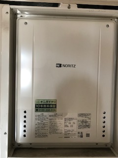 神奈川県大和市 Ｈ様 都市ガス ノーリツ給湯器 GT-2060SAWX-H-1 BL 20号オート追焚付給湯器 交換工事 交換後