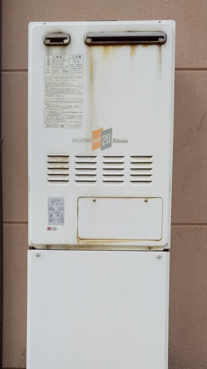 東京都足立区Ｓ様 ノーリツエコジョーズ GTH-C2450SAW3H-1 BL 24号シンプル（オート）給湯暖房給湯器 交換工事 交換前