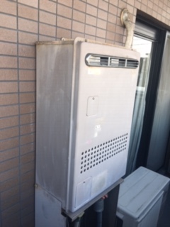 愛知県名古屋市天白区 Ｋ様 ノーリツエコジョーズ GTH-C2460AW3H BL 24号スタンダード（フルオート）給湯暖房給湯器 交換工事 交換前