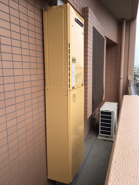 東京都荒川区 Ｈ様 リンナイエコジョーズ RUFH-E2405SAW2-3(A) 24号オート給湯暖房給湯器 交換工事 交換後