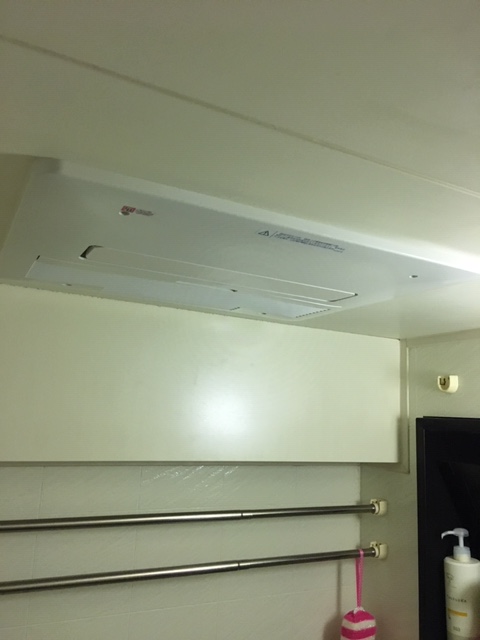 東京都北区 S様 ノーリツ天井形浴室暖房乾燥機 BDV-4104AUKNC-BL 交換工事 交換後