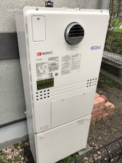 神奈川県大和市 Ｈ様 都市ガス ノーリツエコジョーズ GTH-C2451SAW6H-1 BL 24号シンプル（オート）給湯暖房給湯器 交換工事 交換後
