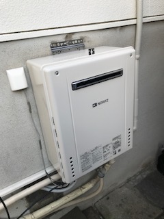 愛知県名古屋市北区 Ｈ様 都市ガス ノーリツ給湯器 GT-2460SAWX-1 24号オート追焚付給湯器 交換工事 交換後