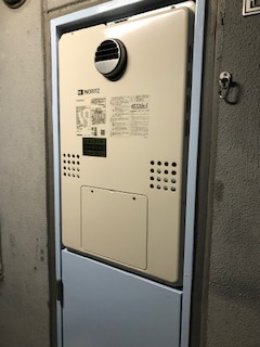 愛知県名古屋市緑区 Ｋ様 都市ガス ノーリツエコジョーズ GTH-C2460AW3H BL  24号スタンダード（フルオート）給湯暖房給湯器 交換工事 交換後