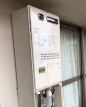 兵庫県神戸市西区 Ｋ様 都市ガス ノーリツ給湯器 GQH-2443AWXD-DX BL 24号高温水供給式暖房給湯器 交換工事 交換後