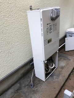 兵庫県神戸市西区 Ｓ様 都市ガス ノーリツエコジョーズ GTH-C2460AW3H BL 24号スタンダード（フルオート）給湯暖房給湯器 交換工事 交換後