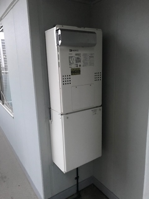 東京都大田区 Ｍ様 都市ガス ノーリツエコジョーズ GTH-C2460AW3H BL 24号スタンダード（フルオート）給湯暖房給湯器 交換工事 交換後