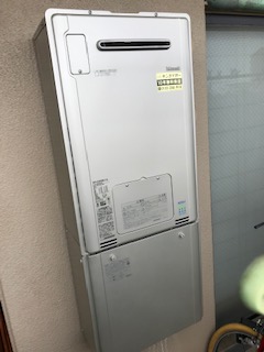 愛知県刈谷市 Ｈ様 都市ガス リンナイエコジョーズ RUFH-E2405SAW2-3(A) 24号オート給湯暖房給湯器 交換工事 交換後