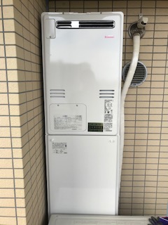 東京都西東京市 H様 都市ガス リンナイ給湯器 RUFH-A2400AW2-3 24号フルオート給湯暖房給湯器 交換工事 交換後