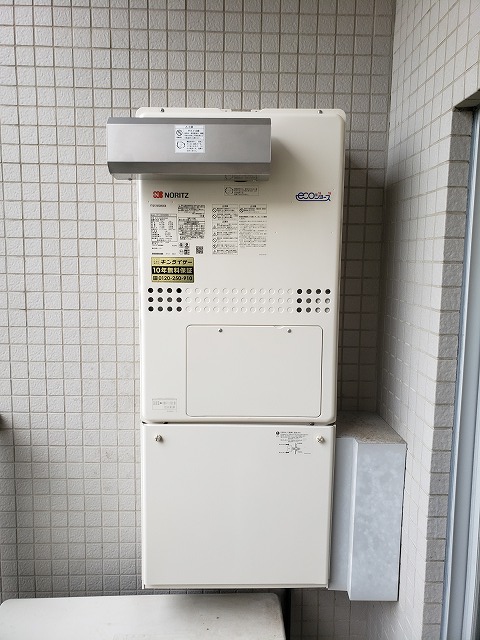 東京都大田区 Y様 都市ガス ノーリツエコジョーズ GTH-C2450AW3H-1 BL 24号スタンダード（フルオート）給湯暖房給湯器 交換工事 交換後