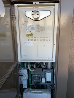 兵庫県神戸市西区 S様 都市ガス ノーリツ給湯器 GTH-2444SAWX3H-T-1 BL  24号オート給湯暖房給湯器　交換工事 交換後