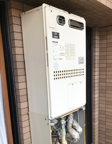 兵庫県神戸市中央区 Ｕ様 都市ガス ノーリツエコジョーズ GTH-C2460SAW3H BL 24号シンプル（オート）給湯暖房給湯器 交換工事 交換前
