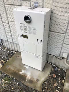 大阪府豊能郡豊能町 Ｏ様 都市ガス ノーリツエコジョーズ GTH-C2460AW3H BL 24号スタンダード（フルオート）給湯暖房給湯器 交換工事 交換後