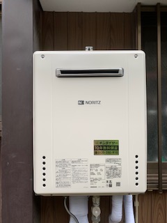 東京都江戸川区 Ｉ様 都市ガス ノーリツ給湯器 GT-2460SAWX-1 BL 24号オート追焚付給湯器 交換工事 交換後