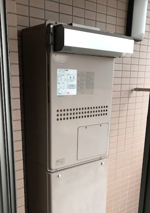 東京都台東区 M様 都市ガス ノーリツエコジョーズ GTH-C2460AW3H BL 24号スタンダード（フルオート）給湯暖房給湯器 交換工事 交換前