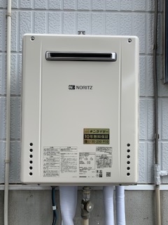 東京都足立区 Ｄ様 都市ガス ノーリツ給湯器 GT-1660AWX-1 BL 16号フルオート追焚付給湯器 交換工事 交換後