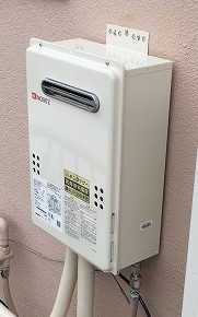 神奈川県茅ヶ崎市 H様 都市ガス ノーリツ給湯器 GQ-2039WS-1 20号オートストップ給湯専用給湯器 交換工事 交換後