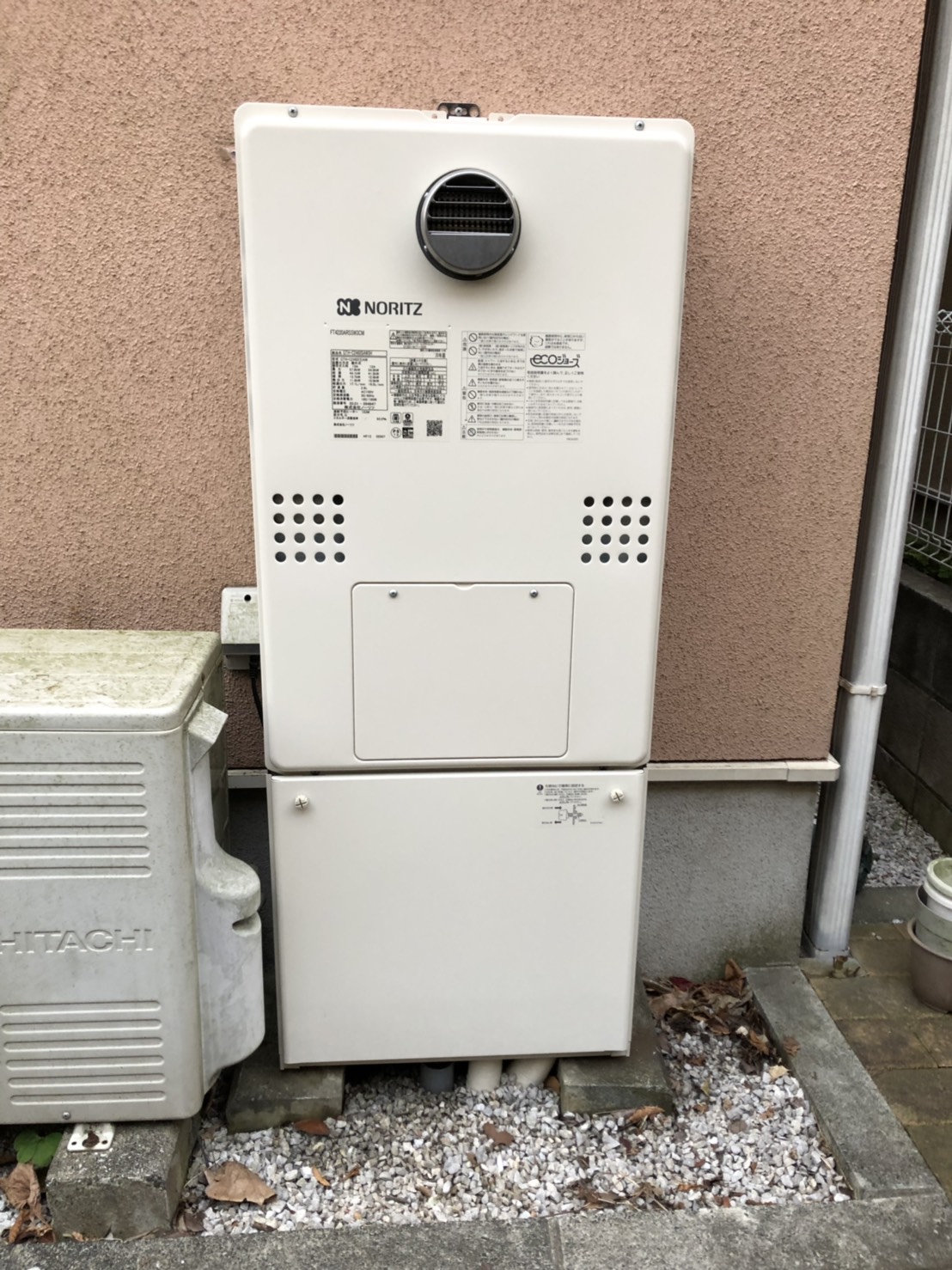 東京都杉並区 Ｉ様 ノーリツエコジョーズ GTH-C2460SAW3H BL 24号シンプル（オート）給湯暖房給湯器 交換工事 交換後