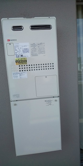 兵庫県神戸市中央区 F様 都市ガス ノーリツGTH-2444AWX3H-1 BL  24号フルオート給湯暖房給湯器交換工事 交換後