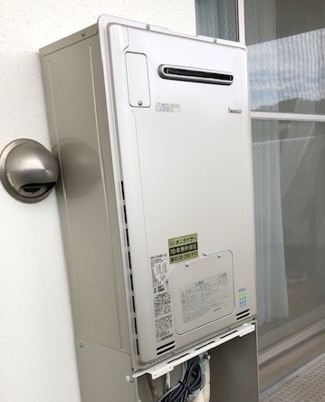 兵庫県神戸市西区 Ｏ様 都市ガス リンナイエコジョーズ RUFH-E2405AW2-3(A) 24号フルオート給湯暖房給湯器 交換工事 交換後