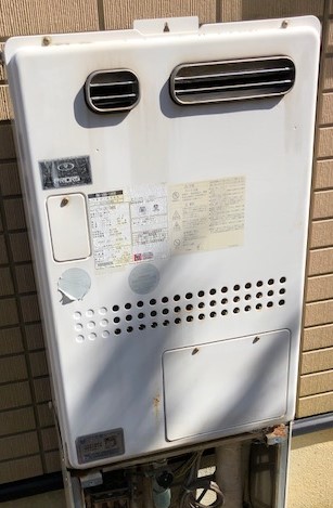 兵庫県神戸市西区 A様 都市ガス ノーリツエコジョーズ GTH-C2461AW6H BL  24号スタンダード（フルオート）給湯暖房給湯器 交換工事 交換前