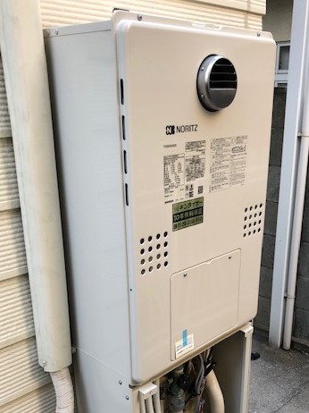 兵庫県明石市 M様 都市ガス ノーリツエコジョーズ GTH-C2460AW3H BL 24号スタンダード（フルオート）給湯暖房給湯器 交換工事 交換後