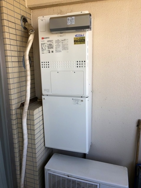 神奈川県相模原市南区 K様 都市ガス ノーリツエコジョーズ 	GTH-C2450AW3H-1 BL 24号スタンダード（フルオート）給湯暖房給湯器 交換工事 交換後