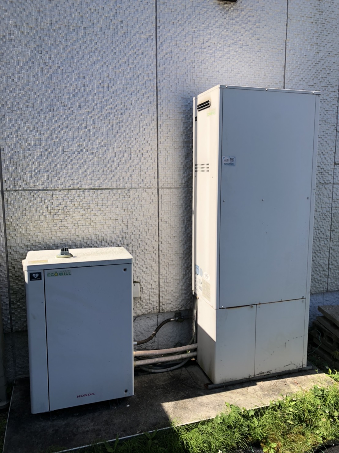 奈良県天理市 Ｋ様 都市ガス ノーリツエコジョーズ GTH-C2461AW6H BL 24号スタンダード（フルオート）給湯暖房給湯器 交換工事 交換前