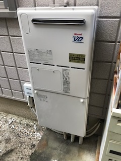 兵庫県西宮市 H様 都市ガス リンナイ RVD-A2000SAW2-1(A)   20号オート給湯暖房給湯器交換工事 交換後