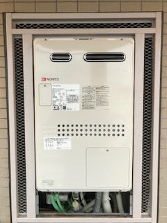 東京都板橋区 Ｈ様 都市ガス ノーリツ給湯器 GTH-2444SAWX3H-1 BL 24号オート給湯暖房給湯器 交換工事 交換後