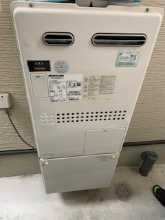 大阪府池田市 H様 ノーリツエコジョーズ　GTH-C2450AW3H-1 BL　24号スタンダード（フルオート）給湯暖房給湯器　交換工事 交換前