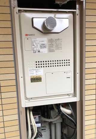 兵庫県神戸市垂水区 Ｏ様 都市ガス ノーリツ給湯器 GQH-2443AWXD-T-DX BL 24号高温水供給式暖房給湯器 交換工事 交換後