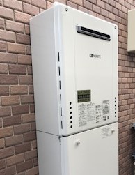 神奈川県鎌倉市 Ｓ様 都市ガス ノーリツ給湯器 	GT-2460SAWX-1 BL 24号オート追焚付給湯器 交換工事 交換後