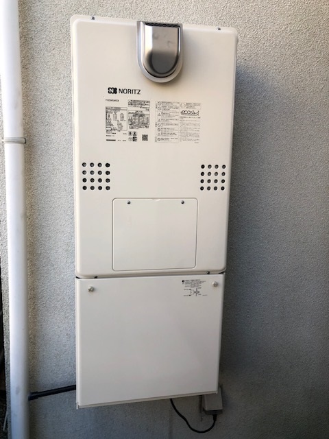 東大阪市 O様 都市ガス ノーリツエコジョーズ　	GTH-C2460AW3H BL 12A13A  24号スタンダード（フルオート）給湯暖房給湯器　交換工事 交換後