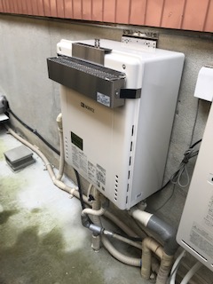 愛知県豊田市 Ａ様 都市ガス ノーリツ給湯器 GT-2460SAWX-1 BL 24号オート追焚付給湯器 交換工事 交換後