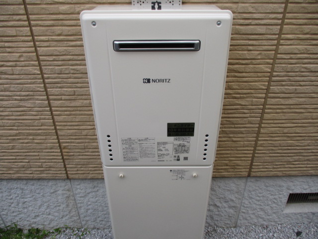 埼玉県越谷市 Ｈ様 ＬＰガス ノーリツ給湯器 GT-2460SAWX-1 BL 24号オート追焚付給湯器 交換工事 交換後