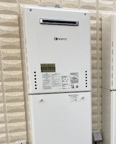 大阪府堺市東区 Ｔ様 都市ガス ノーリツ給湯器 GT-2460AWX-1 BL 24号フルオート追焚付給湯器 交換工事 交換後