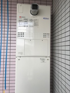 神奈川県茅ヶ崎市 K様 都市ガス ノーリツエコジョーズ GTH-C2450AW3H-T-1 BL 24号スタンダード（フルオート）給湯暖房給湯器 交換工事 交換後