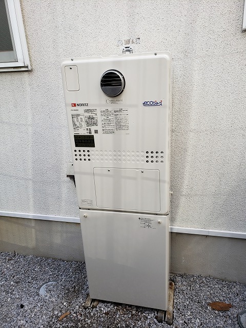 神奈川県川崎市宮前区 S様 都市ガス ノーリツエコジョーズ GTH-C2450AW3H-1 BL 24号スタンダード（フルオート）給湯暖房給湯器 交換工事 交換前