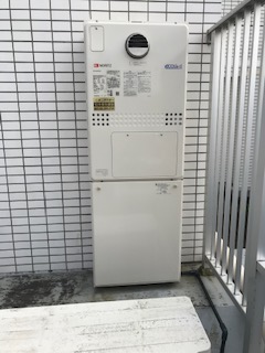 東京都豊島区 I様 都市ガス ノーリツエコジョーズ GTH-C2450SAW3H-1 BL 24号シンプル（オート）給湯暖房給湯器 交換工事 交換後