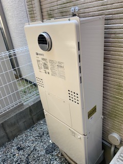兵庫県伊丹市 K様 都市ガス ノーリツエコジョーズ GTH-C2460AW3H BL 24号スタンダード（フルオート）給湯暖房給湯器 交換工事 交換後