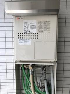 東京都杉並区 Ａ様 都市ガス ノーリツ給湯器 GTH-2445AWX3H-1 BL 24号フルオート給湯暖房給湯器 交換工事 交換後