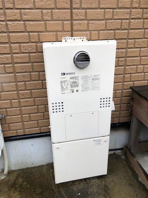 京都府木津川市 N様 都市ガス ノーリツエコジョーズ GTH-C2460AW3H BL 24号スタンダード（フルオート）給湯暖房給湯器 交換工事 交換後